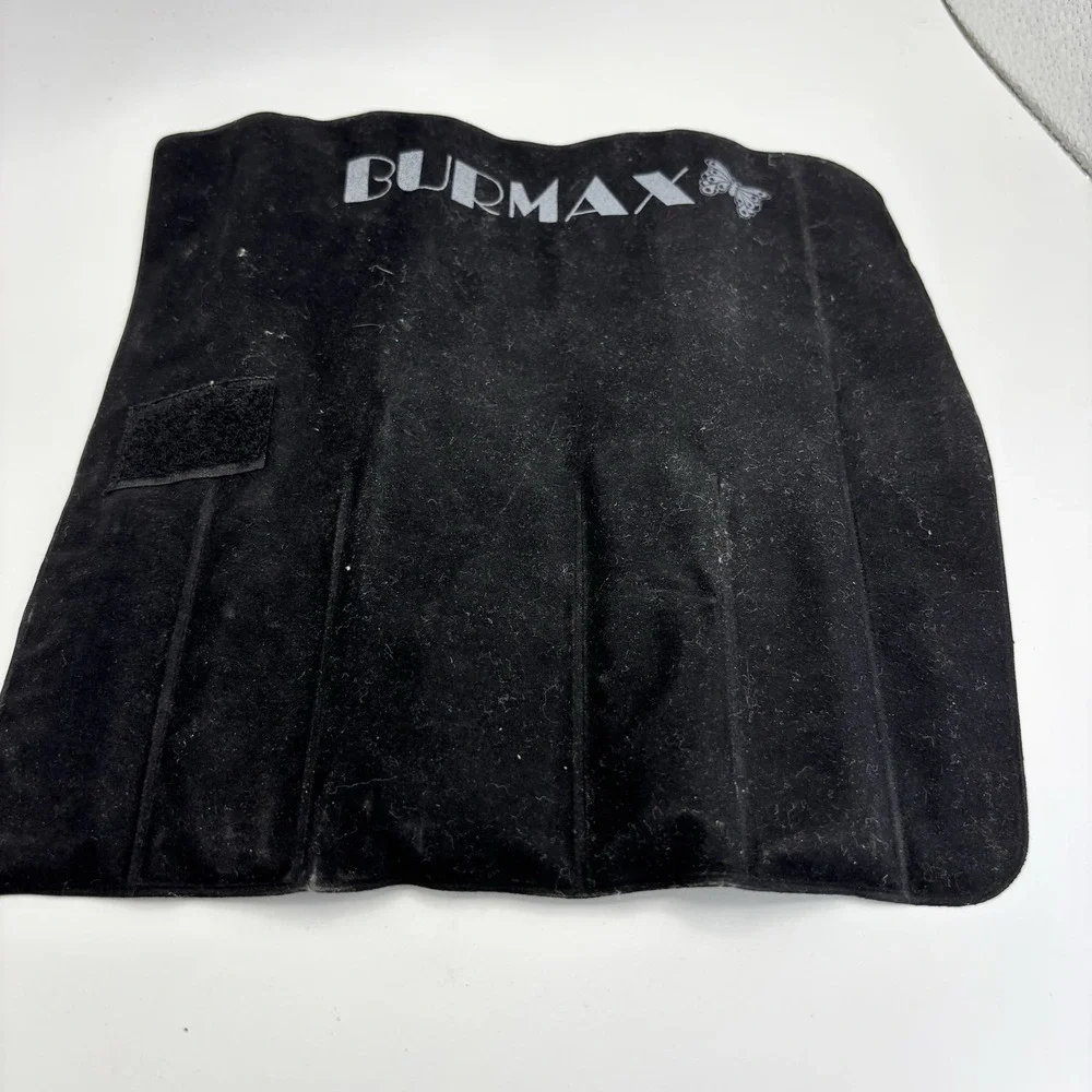 Vtg Burmax 6 pack Wide Tooth Combs Pick Large Hair Brush With Case